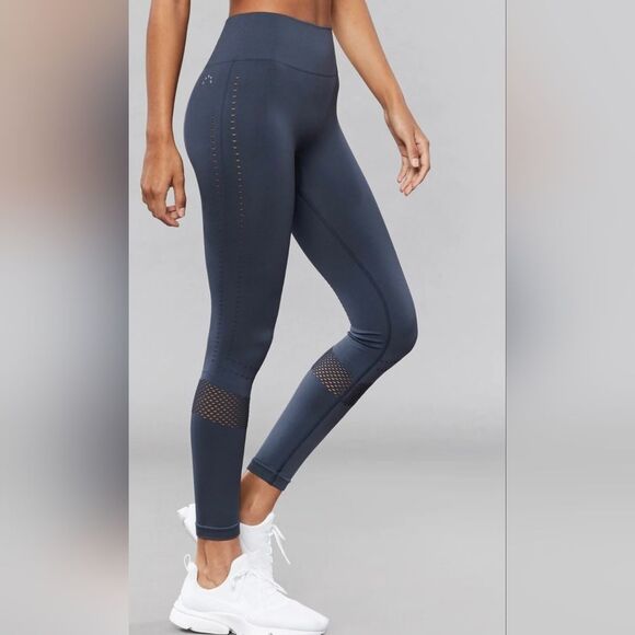 VARLEY Women's Stretch Yoga Running Gym Active Justin Leggings Blue Size S EUC - Picture 3 of 16